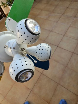 Ventilador de techo con luces