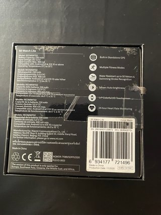Xiaomi Mi Watch Lite Negro