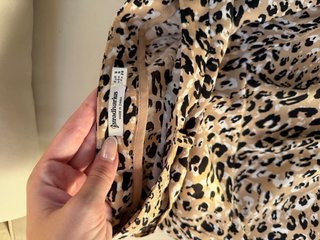 Falda pantalón estampado leopardo