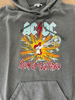 Sudadera AC/DC Subdued Talla M grande