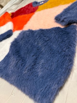 Jersey pelo patchwork multicolor