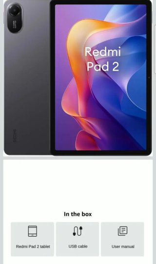 Tablet Xiaomi Redmi Pad 2 11 Pollici 2.5K Grigio