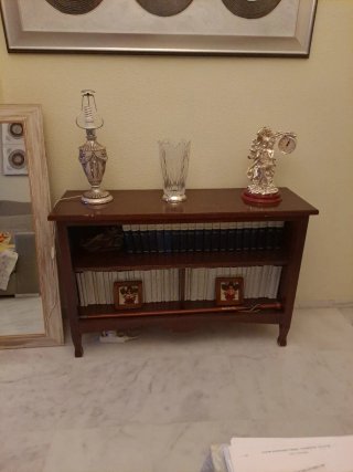Mueble de salón madera y metal