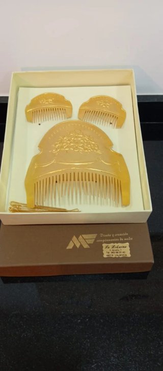 Peinetas Fallera niña Dorado