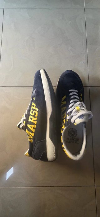 Zapatillas Franklin Marshall Azul y Amarillo