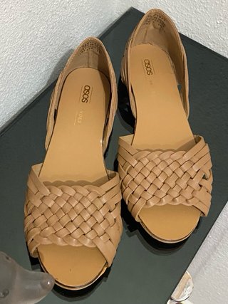 Sandalias ASOS Beige Tejidas Talla 38