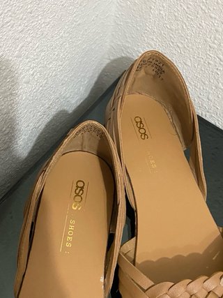 Sandalias ASOS Beige Tejidas Talla 38