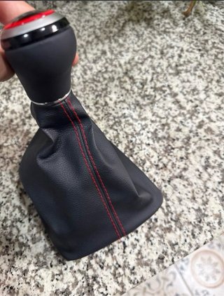 Pomo Marchas Seat Leon MK3 5v Rojo Nuevo