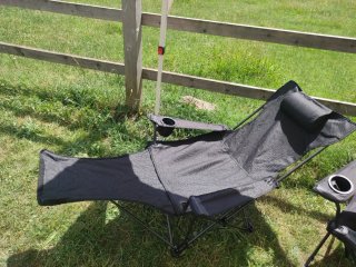 2 Sillas y tumbonas de Camping Plegables
