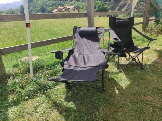 2 Sillas y tumbonas de Camping Plegables