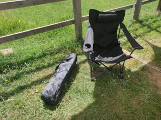 2 Sillas y tumbonas de Camping Plegables