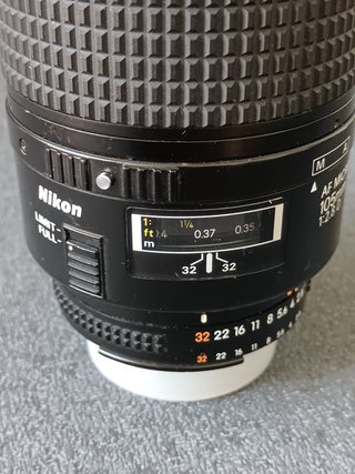 Objetivo Macro Nikon AF Nikkor 105mm 1:2.8D