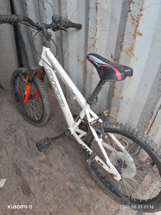 Lote Bicicletas Montaña Negra y otra blanca