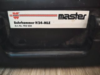 Martillo perforador Würth Master H 24-MLE con aspi