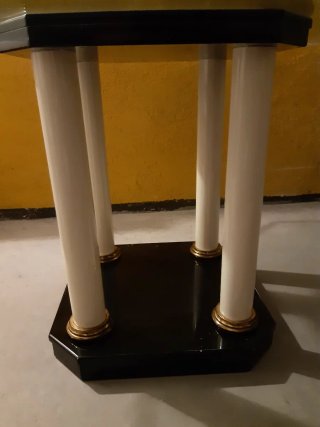 Mesa Comedor Cristal Grueso Pentagonal