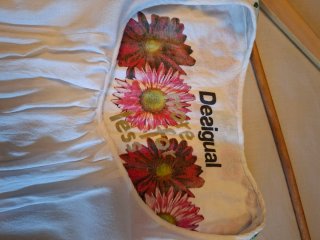 Blusa Desigual Talla Única Flores Mariposas