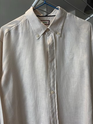 Camisa de lino EL GANSO Talla XL Beige