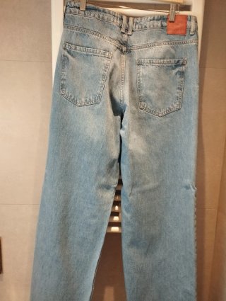 Pantalón vaquero ancho Zara Talla 40