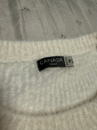 Jersey pelo CHIC by Canada House blanco