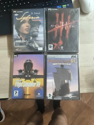 Lote 4 Juegos PC: Syberia, Still Life, Flight Simu