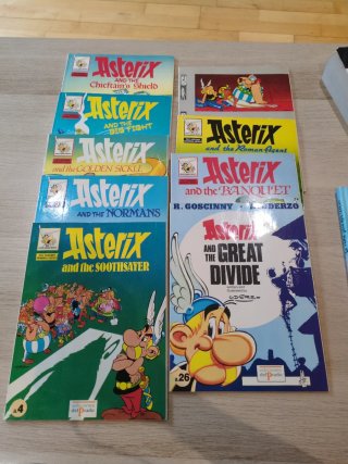 9 libros de Asterix en inglés