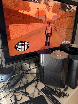 PlayStation 2 Slim Nera + 6 Giochi
