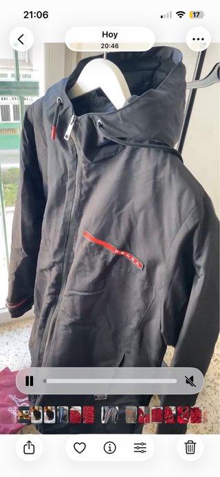 Chaqueta Prada Negra