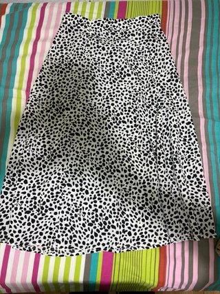 Falda larga estampado leopardo