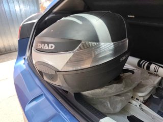 Baúl para moto SH33 negro