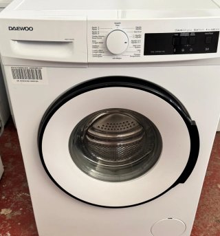 LAVADORA DAEWOO  de 8 KILOS EN BLANCO