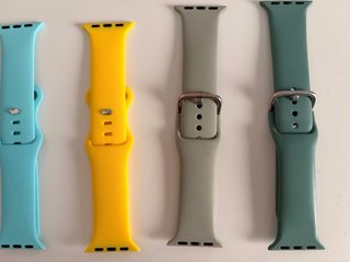 6 Correas de Silicona para Apple Watch