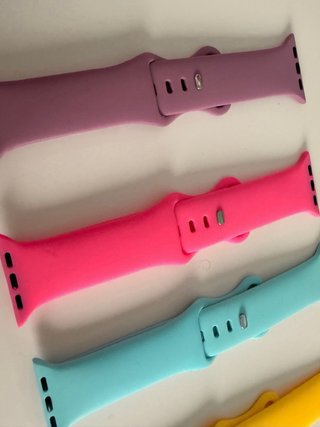 6 Correas de Silicona para Apple Watch
