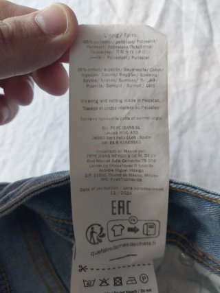 Pantalón corto vaquero Pepe Jeans - Talla 26 (36)