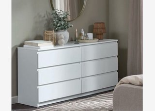 Cómoda blanca de madera (TANGE de JYSK)
