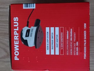 Lijadora Palm Sander Powerplus 130W