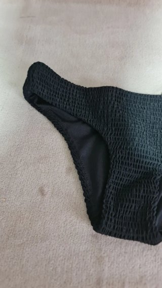 Braguita Bikini Hollister Negra