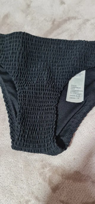 Braguita Bikini Hollister Negra