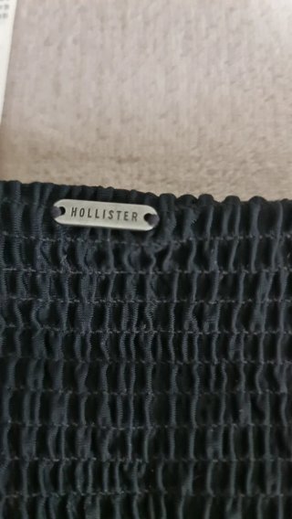 Braguita Bikini Hollister Negra