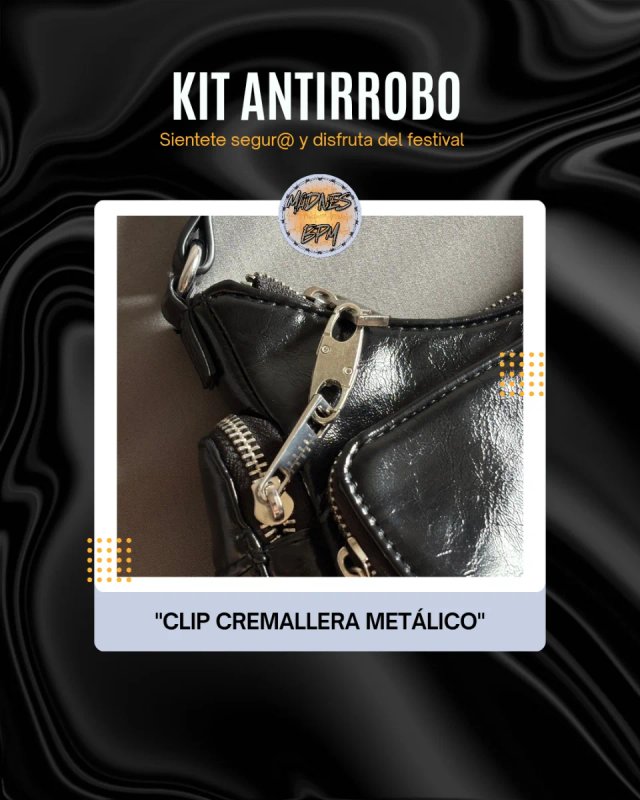 Kit Antirrobo especial festivales