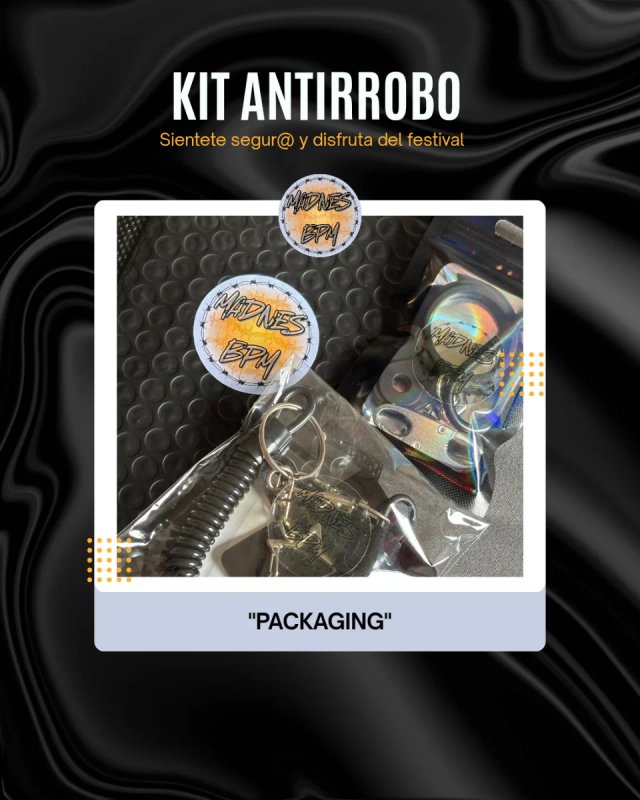 Kit Antirrobo especial festivales