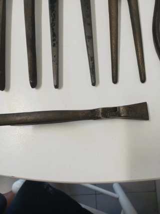 Lote de herramientas antiguas de colección