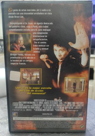Beso del Dragón VHS Jet Li Bridget Fonda