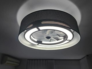 Lámpara LED Diseño con Ventilador