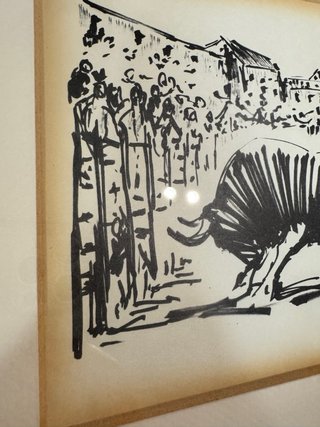 Cuadro taurino enmarcado