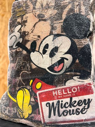 Scultura Pop Art Mickey Mouse Pezzo Unico