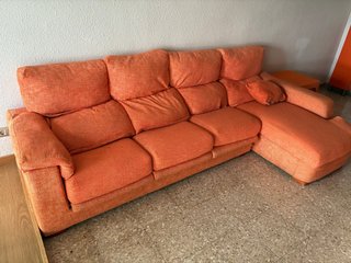 Sofá Chaiselongue Naranja