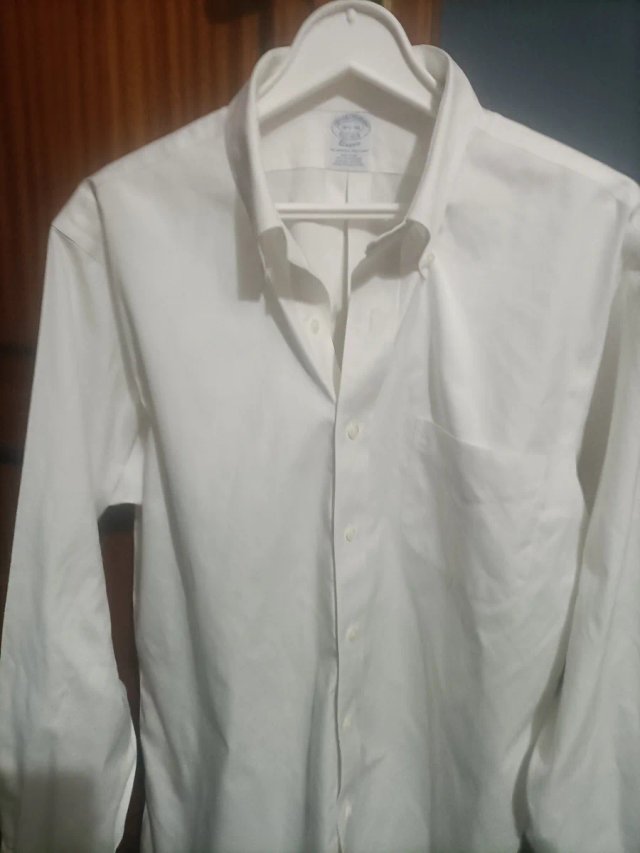 Camisa Brooks Brothers Hombre XL Blanca