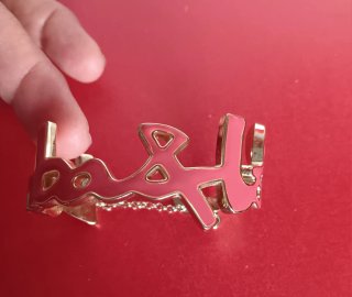 Pulsera Bimba y Lola dorada y rosa