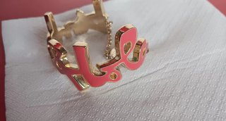 Pulsera Bimba y Lola dorada y rosa