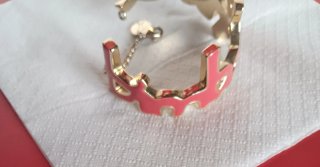 Pulsera Bimba y Lola dorada y rosa